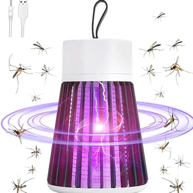 Luminária Anti- Mosquito Repelente Elétrico Lâmpada U.V Armadilha Para Insetos Direto Cabo USB