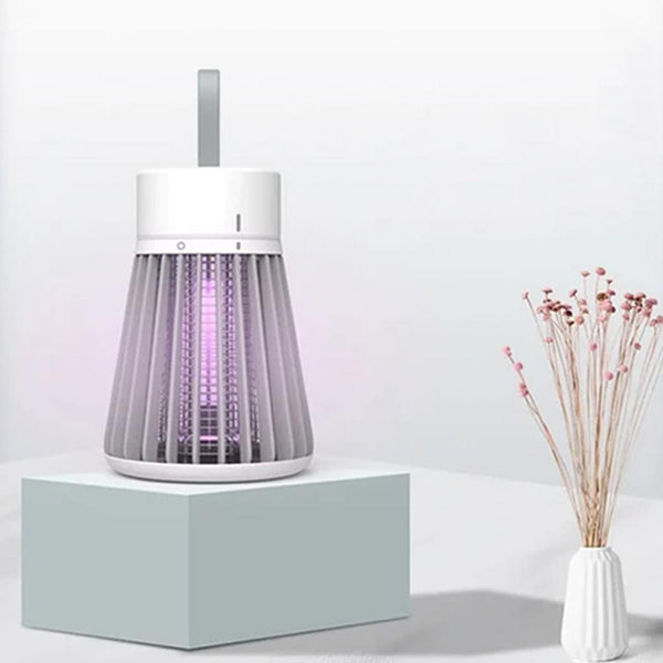 Luminária Anti- Mosquito Repelente Elétrico Lâmpada U.V Armadilha Para Insetos Direto Cabo USB