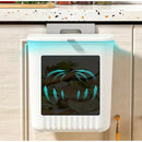 Lixeira Suspensa 9L com Tampa e Suporte – Para Cozinha e Banheiro